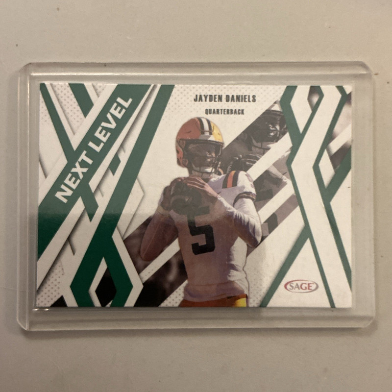 SAGE Next Level Jayden Daniels Base Set #81 Football NCAA LSU Tigers