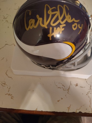 Carl Eller Autographed/HOF '04 Inscribed TB Minnesota Vikings Mini Helmet.