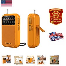 D220 Portable AM/FM/SW Radio - Excellent Reception, Lightweight  Dust Resistant