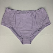 Aerie Women's Large Bikini Bottom Light Purple Lavender Swimsuit New with Tags