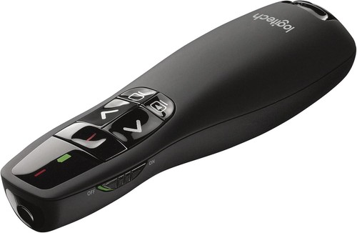 Logitech R400 Wireless Presentation Presenter Remote Red Laser Remote, 2.4 GHz - Photo 7/8