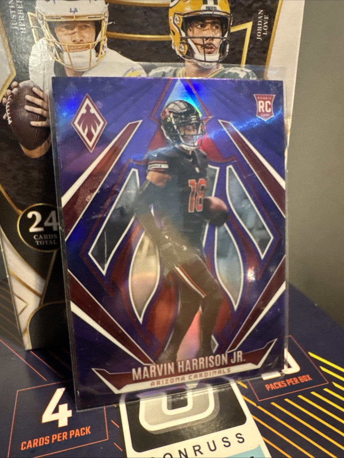 2024 Panini Phoenix - Rookies Marvin Harrison Jr. #226 Purple Fade (RC)