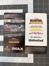 Deadpool & Wolverine Regal Exclusive IMAX Collectible Ticket - Marvel Reynolds