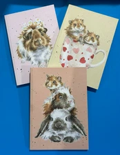 NEW Wrendale Hannah Whiskers Paws Notebooks Set Boxed Lined Dotted Blank Designs