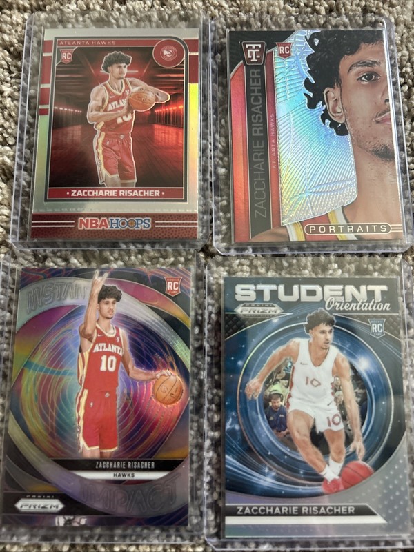 Zaccharie Risacher Four Card Prizm Lot!