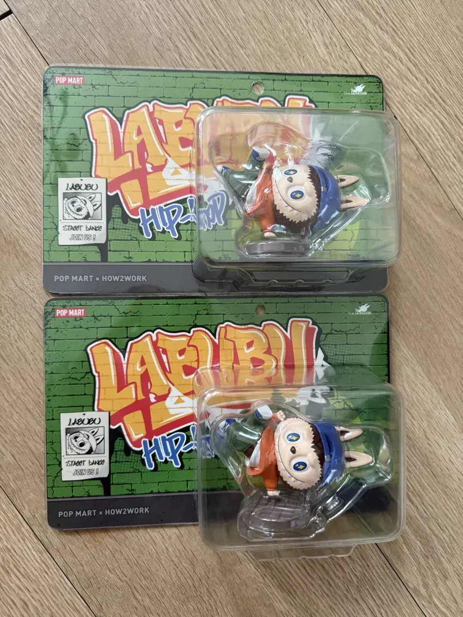 Pop Mart Labubu Figure Labu Hip-Hop Girl Genuine