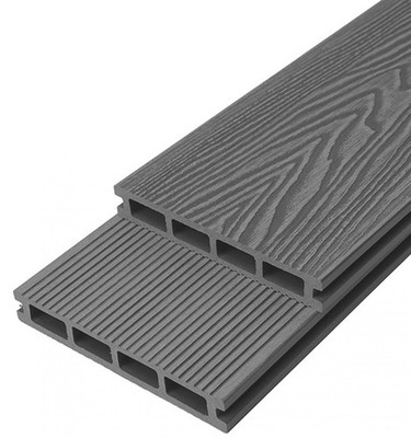 Endorphin   40m² Premium WPC Terrassendielen in Holzoptik Farbe: grau