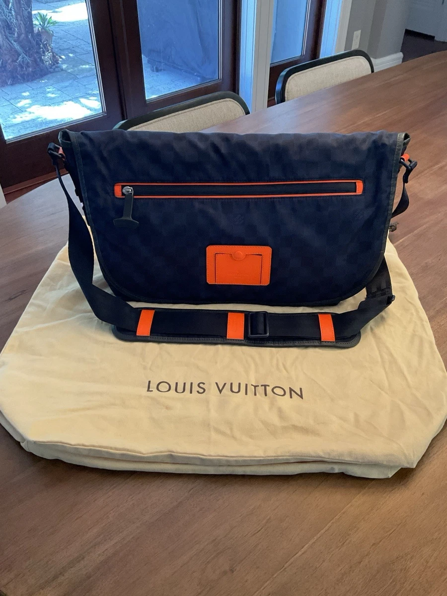 Louis Vuitton Leather Blue Bags for Men for sale | eBay
