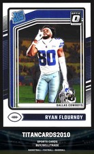 Ryan Flournoy 2024 Panini Donruss Optic Rated Rookie RC Dallas Cowboys #288