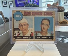 1968 TOPPS JOHNNY BENCH RC #247 ROOKIE REDS HOF VINTAGE MLB  ~ REAL BEAUTY