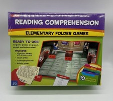Lakeshore Reading Comprehension Elementary Folder Games Grades 2-3 NEW SEALED