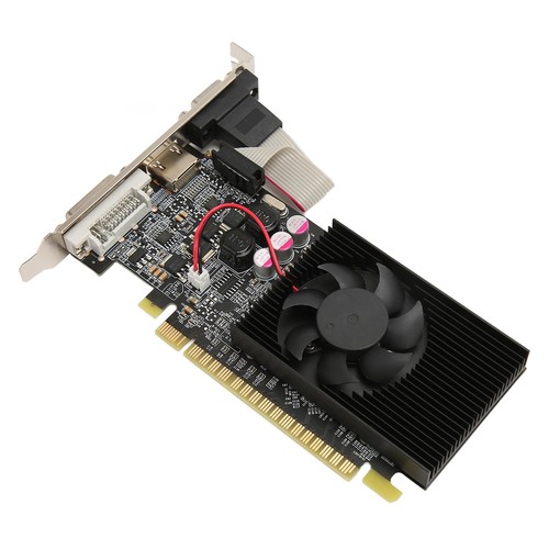 Discrete Graphics Card 64Bit 1Gb Pci Express 2.0 X 16 Dvi Vga Hd Multimedi DTS