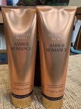 VICTORIA’S SECRET AMBER ROMANCE FRAGRANCE BODY LOTION CREAM 8 oz  Pack Of 2