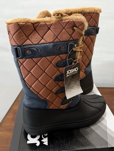 Josmo Outdoor Women’s Water Resistant Quilted Tall Snow Boots Size 7 NIB - Picture 5 of 13