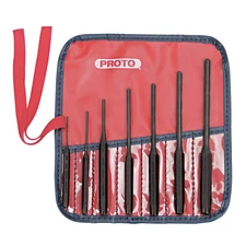 PROTO J49007S2 Roll Pin Punch Set,Not Tether Capable 6DJZ6