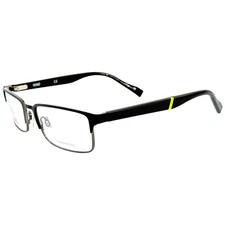 Hugo Boss HG0136 Mens Metal Eyeglass Frame 0RZZ Matte Black 53-17 Stainlss Steel