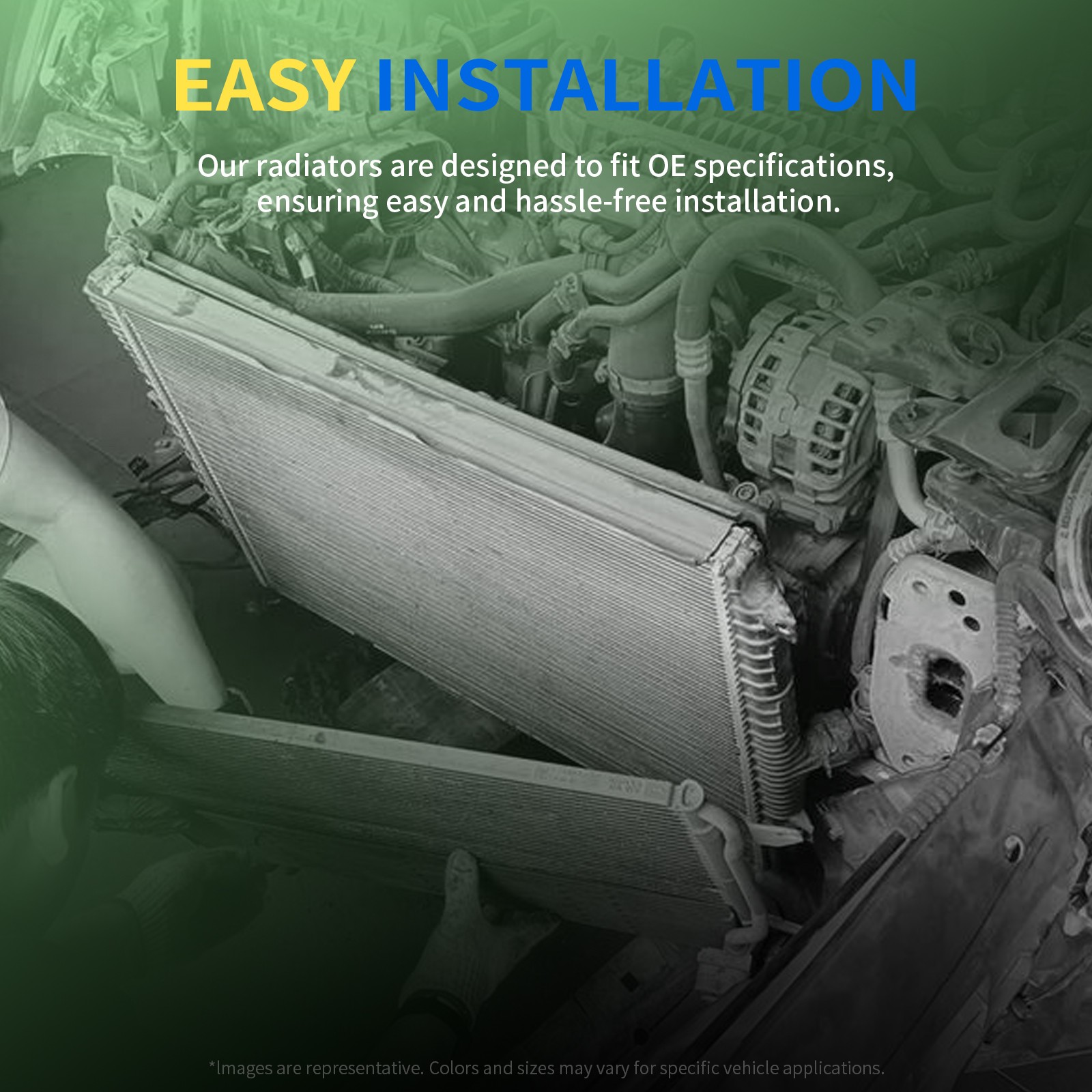 Readair Aluminum Radiator For Subaru 2005-2009 Legacy Outback 2.5L 45119FG010