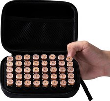 40 Slots, Peptide Storage Case for Fridge, Fits 1 to 3ml Vials for Peptide or GL