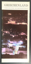 Grecia Grecia Viaje Souvenir Folleto Folleto Plegable Mapa Atenas Ática