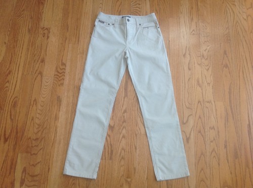 POLO Ralph Lauren Boys Straight Fit Chino Pants YOUTH Size 14 Tan Clean & VGC