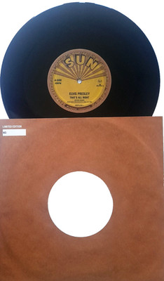 NEW/MINT Elvis Presley That's All Right UK 10'' Vinyl 45 50th Anniversary Edition