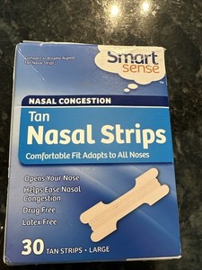 Smart Sense Kmart Tan Nasal Strips 30 Pack