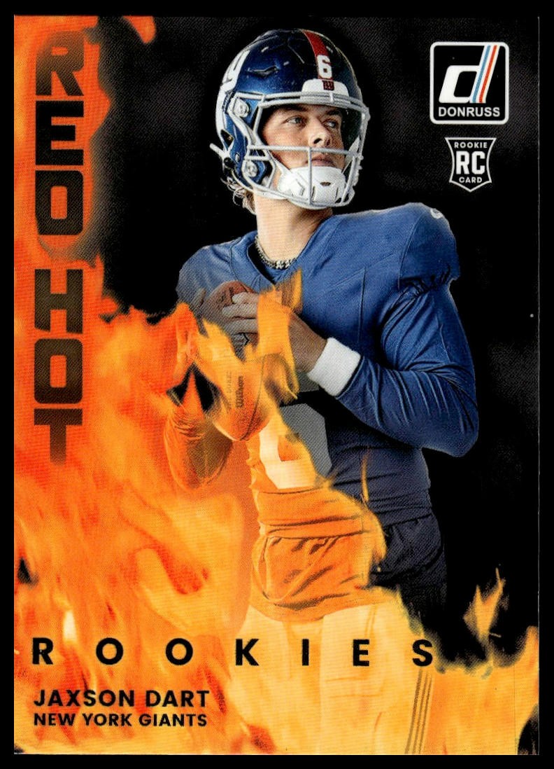 2025 Donruss #RHR-JXD Jaxson Dart Red Hot Rookies