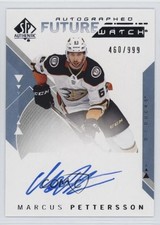 2018-19 SP Authentic Auto Future Watch 460/999 Marcus Pettersson #182 0ip6