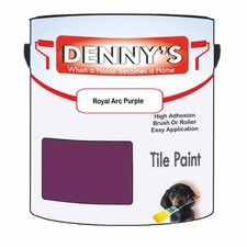 Dennys Tile Bathroom Tile Paint - Royal Arc Purple