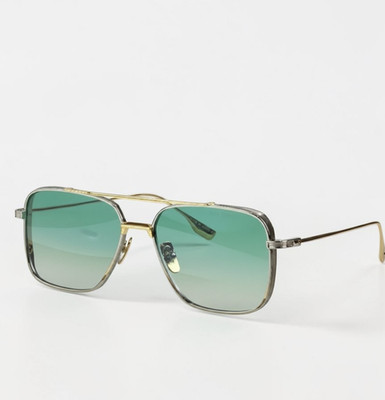 DITA DUBSYSTEM DTS157 Gold Green Gradient 140 Sunglasses New w/ Case