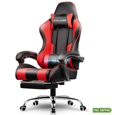 GTPLAYER Gaming Chair, Computer Chair with Footrest