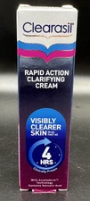 Clearasil Rapid Action Clarifying Cream 4-hr Reduce Spots Blemishes 25ml