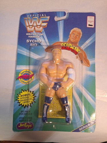 WWF WWE Bend-ems. Sycho Sid Series 4 Wrestler. Wre...