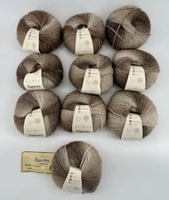 Rowan Tapestry Yarn Lot 10 Skeins Neutral Colors Wool Blend DK Sweater Quantity