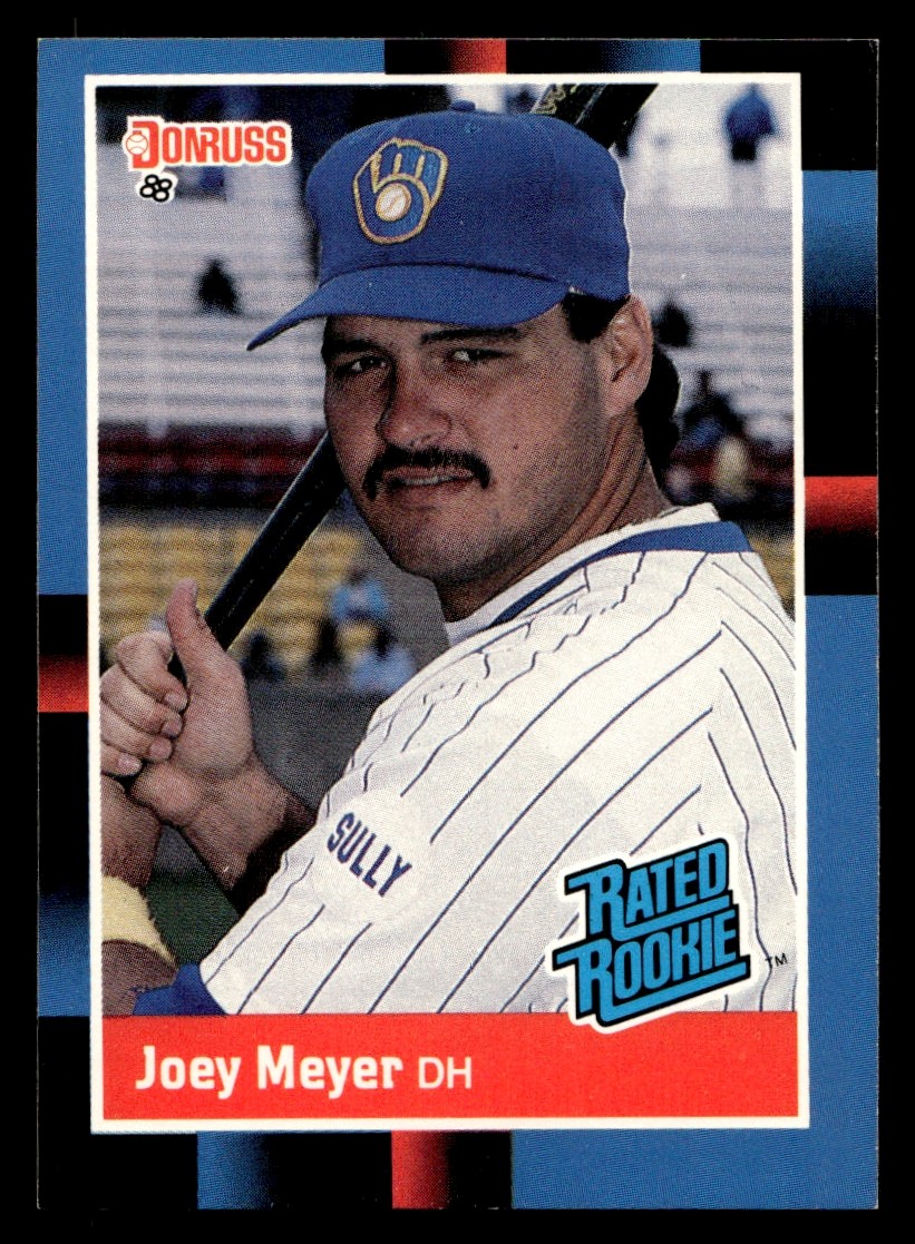 1988 Donruss Joey Meyer #36 Milwaukee Brewers