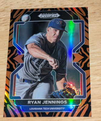Ryan Jennings 2022 Panini Prizm Draft Picks Tiger Prizm #'ed /99