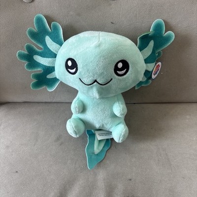 Nanco Axolotl Stuffed Animal Plush 7'' Teal Green WT