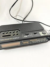 Vintage Electro Brand Model 4440 Alarm Clock Radio AM-FM Instant Weather Battery