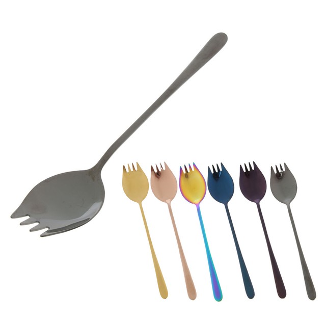 Stainless Steel Camping Spork Spoon Fork Utensils Flatware Picnic