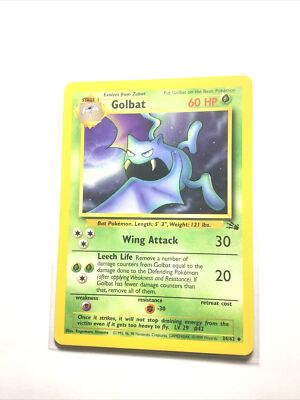 GOLBAT - 34/62 - Fossil - Pokemon Card - LP