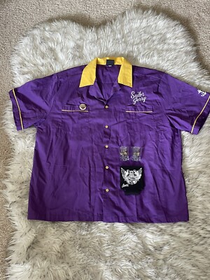 Sailor Jerry LOT Bowling Shirt Beer Cover And 2 Shot Glasses!!!