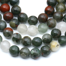 African Blood Agate 8MM Beads Natural 15"  - 44  Beads per strand B-42