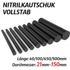 Gummi Rundstab Material Vollstab Stange Stab &Oslash; 21mm-150mm x L&auml;nge 40mm-500mm