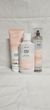 Bath and Body Works Amber Blush Mist, Cream, Wash -3 NEW