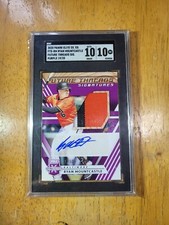 2020 Panini Elite Extra RYAN MOUNTCASTLE  Future Threads Auto 19/25 SGC 10/10💎