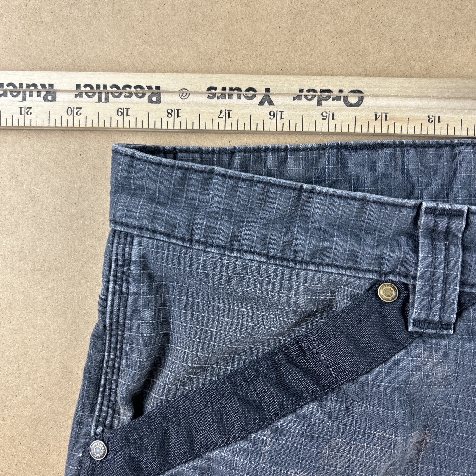 Ridgecut Toughwear Jeans Mens Really 38x29 Gray Ripstop WORK READY SKU3086 eBay