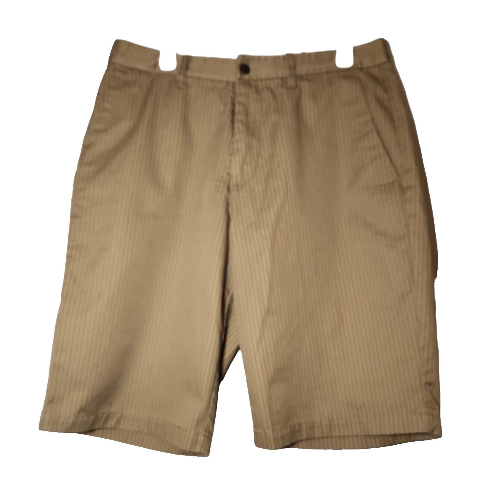 Pantalones cortos a rayas de poliéster Volcom para hombres