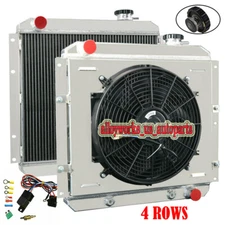 For 1958-1984 Toyota LandCruiser FJ40 FJ45 BJ42 4 Row Radiator Shroud Fan Kits