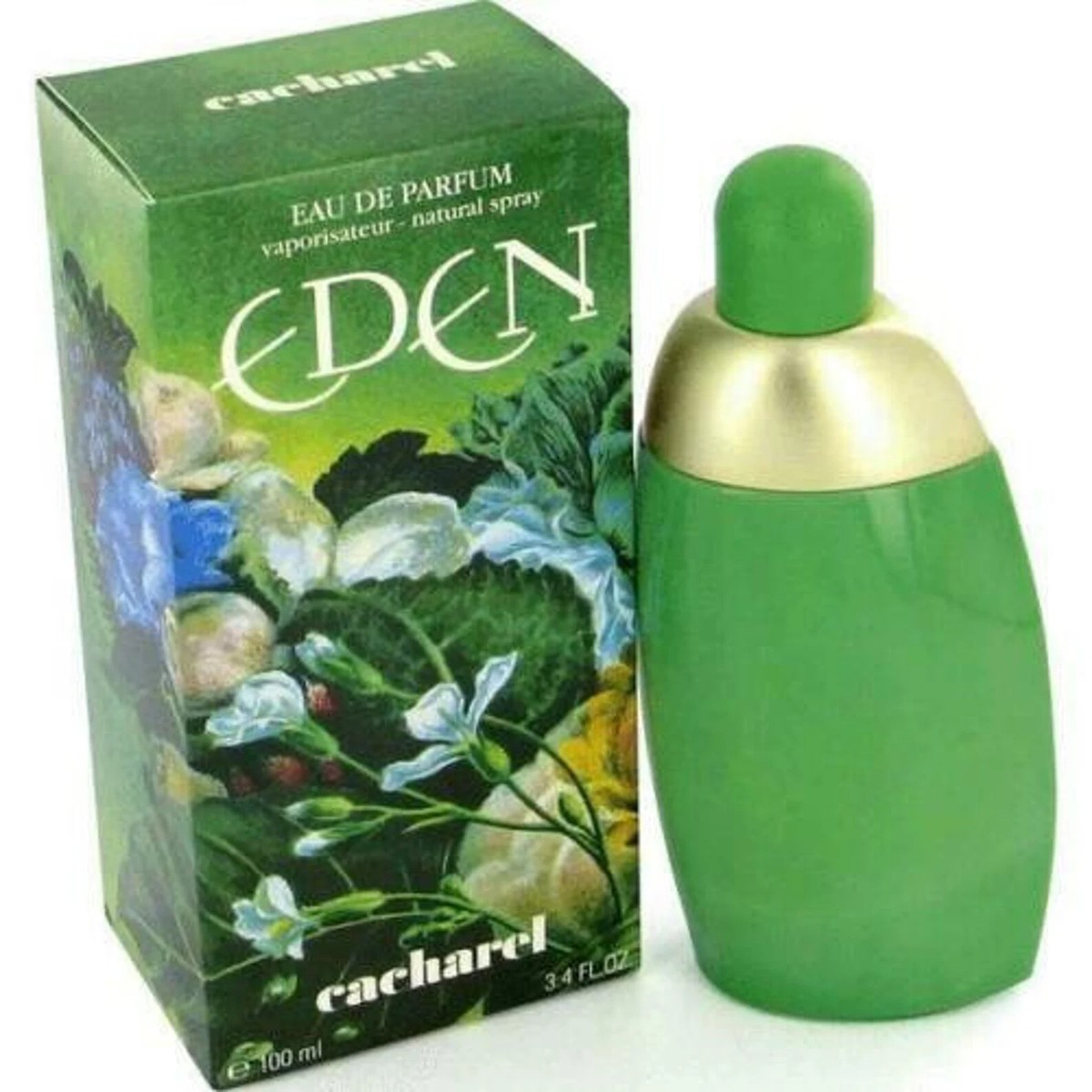 【廃版】Vintage Eau D'Eden Cacharelキャシャレルエデン New in Open Box VINTAGE FULL Cacharel Eden 3.4oz 100ml Women's