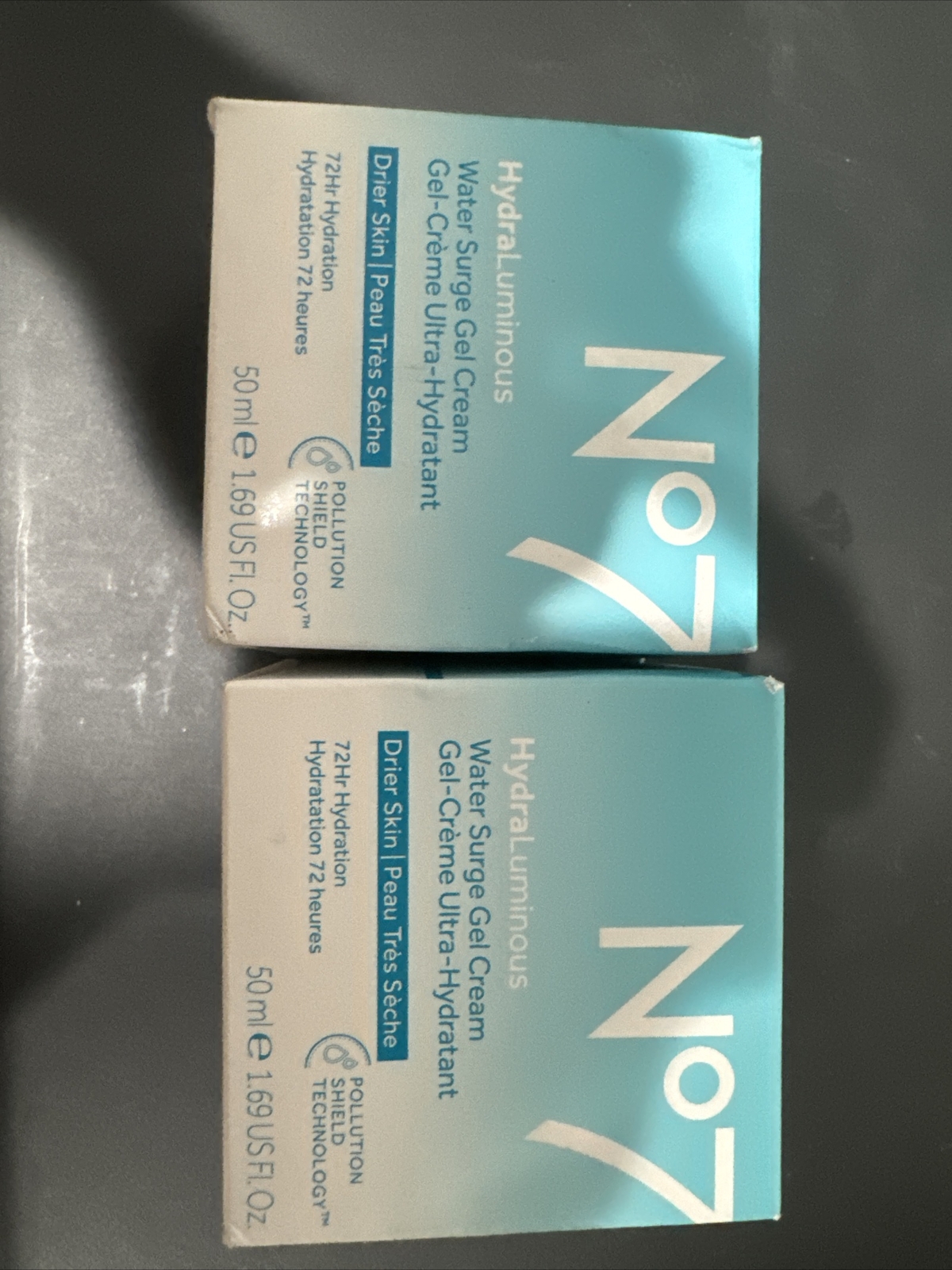 No7 HydraLuminous Water Surge Gel Cream/Overnight Recovery Gel Cream